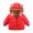 Red, variant on Dagugfen Toddler Baby Clothes Winter Coat Long Sleeve Zip up Outwear with Fleece Hood Warm Windproof Cute Jackets