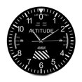 thumbnail image 1 of Altimeter Wall Clock Tracking Pilot Air Plane Altitude Measurement Modern Wall Watch Classic Instrument Home Decor, 1 of 6