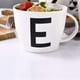thumbnail image 4 of Moyic Tazas con letras grandes, cerámica duradera, resistente a altas temperaturas, taza multifuncional para desayuno, tazón taza Cocina y Comedor blanco Z, 4 of 6