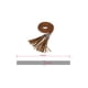 thumbnail image 3 of Cinturones delgados trenzados con flecos para mujeres Inspire Chic, marrón, 132 cm/52 pulgadas, 3 of 7