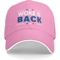 thumbnail image 1 of Woke is Back Hat Make America Woke Again Hat Defend Democracy Trucker Cap for Men Wemen Black, 1 of 8