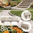thumbnail image 3 of Landscape Borders 8 Pieces Rustic Flexible Multipurpose Garden Edging Decorative for Pathway Outside, 3 of 6