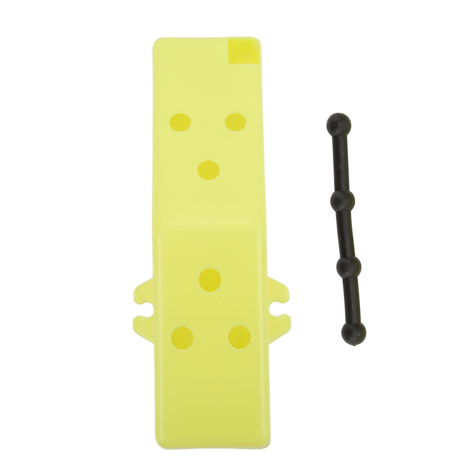 Ice Auger Blade Guard - ABS Protective Cover With Strap For Winter Ice Fishing Drill Power Head (Yellow)