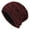 Red, variant on Viworld Winter knitted Hat Soft Solid Beanie for Men Elastic Lint Circular Cap