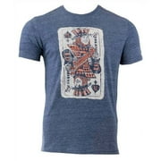 Lucky Brand Men Thermal Short Sleeve Graphic Tee - Blue - M