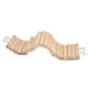 thumbnail image 5 of Puente Colgante Para Mascotas, Escalera Para Mascotas, Con Gancho Colgante, Chinchillas De Madera Natural Para Loros, Hámsteres De Dientes Pequeños Para Mascotas Amonsee Pet Climbing Ladder, 5 of 8