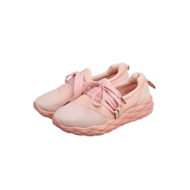 Daeful Espadrilles pour Femmes Entraînement Entraînement Physique Chaussures Athlétiques Sport de Plein Air Confort Chaussure de Course Rose 9.5