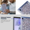 thumbnail image 3 of TECH CIRCLE Glitter Case for Galaxy Tab A7 Lite Tablet 8.7" 2021 Release - Durable Soft Silicone Simple Sparkle Cover Slim Fit Thin Lightweight Cute Bling Case for Samsung SM-T220 SM-T225 (Purple), 3 of 8
