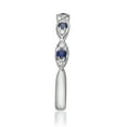 thumbnail image 6 of Gin & Grace 14KT WG Natural Blue Sapphire and Diamond Accent Ring., 6 of 6