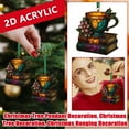 thumbnail image 4 of 2D Acrylic Christmas Tree Ornament, Traditional Design for Christmas Tree Decorations, Christmas Decorations Indoor, Festive Holiday Accent, 4 of 6