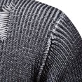 thumbnail image 4 of Yiliang Cable knit Classic Sweater for Men Fall and Winter Long Sleeve Warm and Thermal Top Clothes ,Dark Gray,3XL, 4 of 6