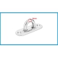 thumbnail image 3 of Stainless Steel Ceiling Hook ,U Hook Pad Eye Plate Marine Hardware Staple Hook Loop Screws Mount,2pcs ,Long Lasting, 3 of 4