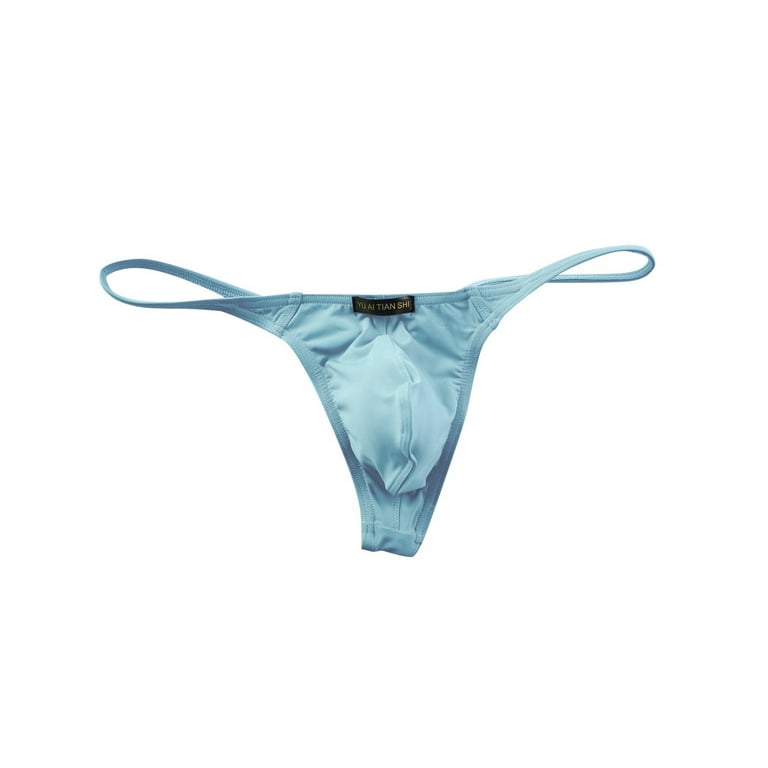 Flash Sale HIMIWAY Men's Underwear Seductive Thong Solid Color Low