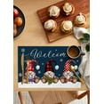 thumbnail image 3 of Christmas Snowflake Gnome Kitchen Placemat Christmas Dining Table Decor Table Mat Home Decor Bowl Cup Mat, 3 of 5