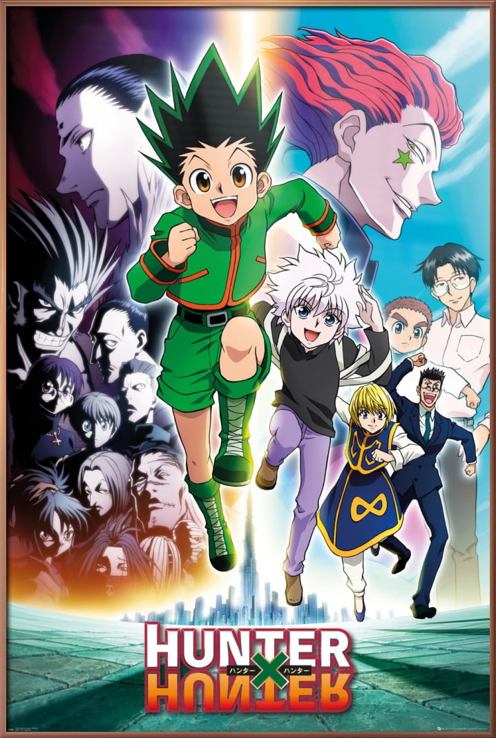 Hunter X Hunter Framed Manga Anime Tv Show Poster Key Art Running Size 24 X 36 Shiny Copper Aluminum Frame Walmart Com Hunter X Hunter Framed Manga Anime Tv Show Poster Key Art Running Size 24 X 36 Shiny Copper Aluminum Frame Walmart Com