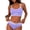 Purple, variant on Ladies Swimsuits 2 Piece,Womens Halter Bikini Set Color Block Sporty Swimsuits Two Piece High Waist Bathing Suit Summer Beach Swim Suits,Sky Blue,S