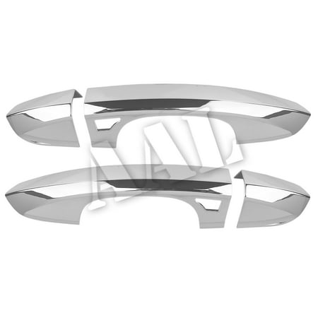 - AAL Premium Chrome Door Handle Cover For 2015-2016 FORD 15~16 MUSTANG 2 DOOR HANDLE S WITHOUT Passenger Keyhole