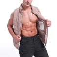 thumbnail image 4 of Camuflaje para hombres Deportes al aire libre USB Control de temperatura de tres velocidades Chaleco de calefacción de espalda cálida Pompotops  oipoqjl1278, 4 of 9