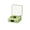 Light green, variant on Multifunctional White Noise Stereo Wireless Speaker, 4 Natural Sounds, Immersive RGB Projection, Adjustable Ambient Lighting, Wireless Audio, Supports 4 Play Modes, Retro Turntable Appearance