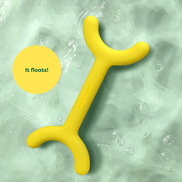 Earth Rated Retriever Dog Toy, Floating Yellow Fetch Stick photo 4