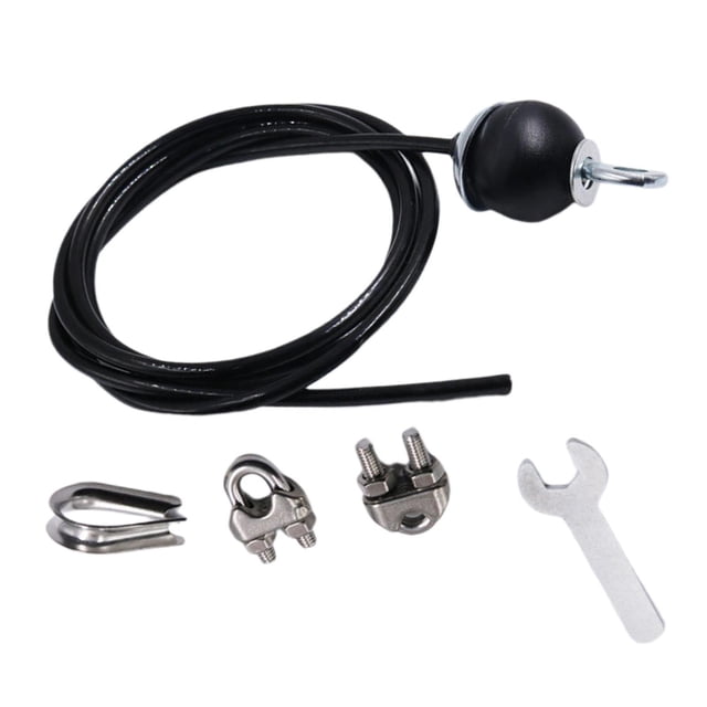 Greeniant Cuerda de alambre de acero con bola de tope de goma resistente para ACC de entrenamiento de gimnasio Gimnasios en casa