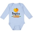 thumbnail image 3 of Inktastic Naples Florida Orange in Heart Boys or Girls Long Sleeve Baby Bodysuit, 3 of 5