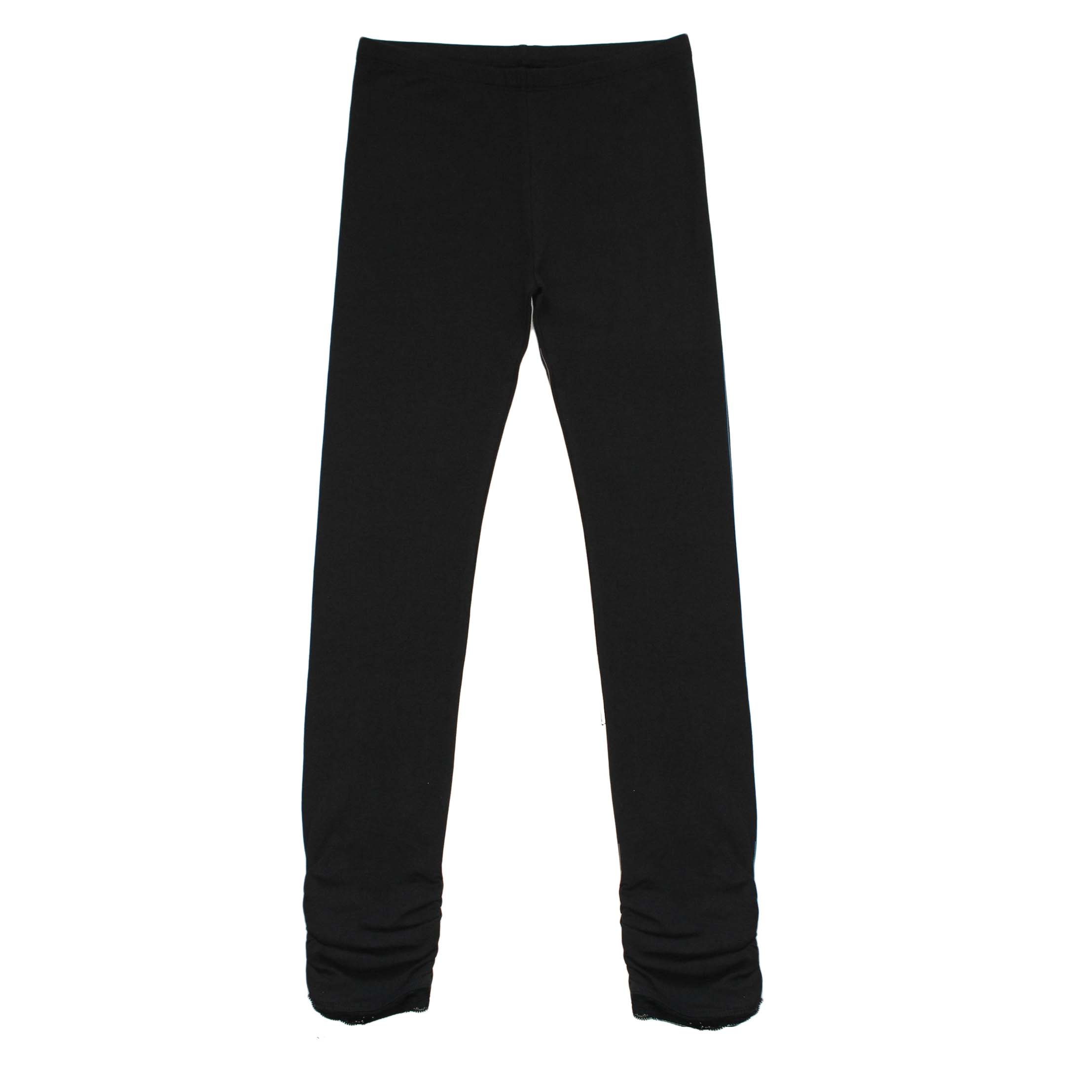 Bienzoe Girls' Cotton Stretch School Leggings, 3-Pack photo 4