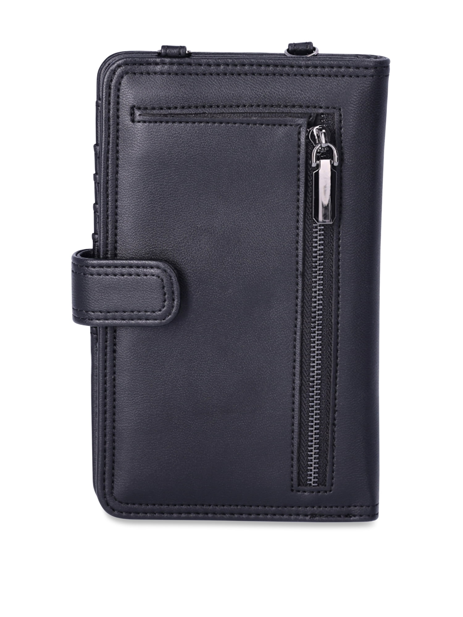 No Boundaries Women's Phone Crossbody Bag, Black