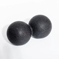 thumbnail image 4 of El juego de rodillos de espuma 5 en 1 incluye un rodillo de masaje de núcleo hueco con tapas en los extremos, un rodillo para músculos, una correa de estiramiento, maní de lacrosse doble, un, 4 of 5