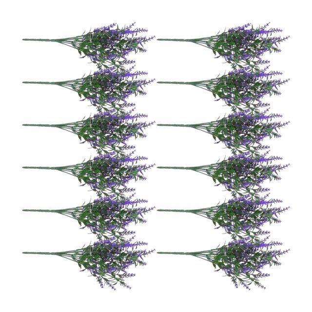 Advancent 12 unids/set de flores artificiales exquisitas hechas a mano sin olor y no tóxicas para ramo de boda púrpura Type2 NO2
