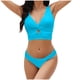 thumbnail image 2 of Acyse 2025 Womens Bikinis Clearance Fashion Juniors Solid Bikini Push-Up Brazilian Swimwear Beachwear Set Swimsuit, 2 of 4