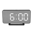 thumbnail image 4 of Réveil LED, Réveil Numérique 3 LED Miroir Réveil Horloge Numérique Très Polyvalente, 4 of 8