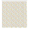 thumbnail image 3 of Abstract Shower Curtain, Geometric Stripes Forming Hexagon Shapes Honeycomb Mosaic Polygons Doodle, Fabric Bathroom Set with Hooks, 69W X 84L Inches Extra Long, Multicolor, by Ambesonne, 3 of 3