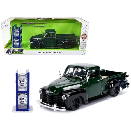 Jada Toys 1953 Chevrolet 3100 Pickup Truck Play Vehicle with Extra Wheels