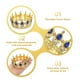 thumbnail image 3 of Uxcell Mini Toppers de Pastel en Forma de Corona, Tiara de Aleación para Reina y Princesa con Cristal para Decoración de Pasteles de Cumpleaños, Dorado/Azul Oscuro, 3 of 6