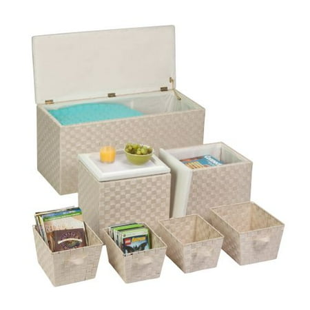 Honey Can Do 7pc Ottoman Storage Set, Cream - Walmart.com Honey Can Do 7pc ottoman storage set, cream - Honey Can Do 7pc Ottoman Storage Set, Cream - Walmart.com