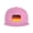 Pink, variant on Snapback Hat Vintage German Flag Adjustable Flat Bill Brim Hat for Men Women Casual Wear Black