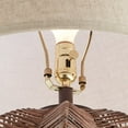 thumbnail image 3 of Pacific Coast Boca 1-LT Table Lamp - Dark Rattan - 85T59, 3 of 3