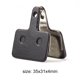 thumbnail image 2 of 1 Juego de pastillas de freno para bicicleta MTB, freno de disco de resina para bicicleta para SHIMANO M375 M445, 2 of 6