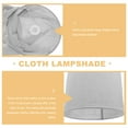 thumbnail image 2 of MasteelfCA Folding Cloth Lampshade Simple Hanging Lamp Shade Pendant Lamp Ceiling Light Shade, 2 of 7