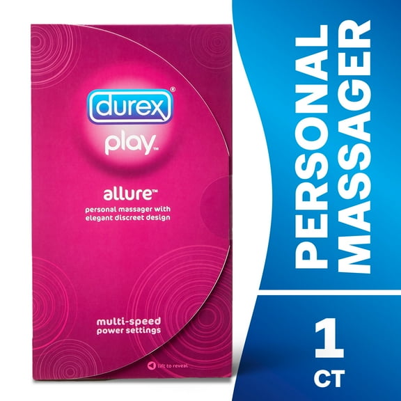 Durex Personal Massager, Bullet Vibrator, Powerful  Multi-speed, Long Lasting, Battery Inc, 1 Count