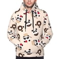 thumbnail image 4 of Hoodies for Men - Panda Ice Creams Donuts Long Sleeve Comfrt Men'S Fashion Hoodies & Sweatshirts, Sweatshirts for Men Hoodies Pullover Clothing Clothes with Pouch, 4 of 7