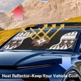 thumbnail image 3 of Yuyamidu Aztec Western Geometric Car Sunshades for Windshield Foldable Car Sun Shade Windshield Cover Auto Accessories Large Window Shades for Car SUV Van, 3 of 7