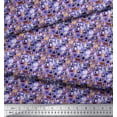 thumbnail image 3 of Soimoi Moss Georgette Fabric Paw & Puppies Cartoon Printed Fabric 1 Yard 42 Inch Wide, 3 of 3