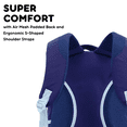 thumbnail image 5 of J World Boys and Girls Cornelia 18" Multi Compartment Laptop Backpack for School and Travel, Navy, 5 of 7