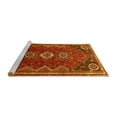 thumbnail image 2 of Ahgly Company Machine Washable Indoor Round Persian Yellow Traditional Area Rugs, 6' Round, 2 of 4