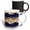 Multicolor, variant on 3drose, Dark Blue and Image of Gold Mountain Range Abstract, 11oz Magic Transforming Mug