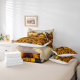 thumbnail image 4 of King Size 7Pcs Horse Farm Animal Comforter Set With Sheets,Sunflower Horse Comforter Set Bed In A Bag(1 Comforter, 1 Flat Sheet 1 Fitted Sheet 2 Pillowcases And 2 Throw Pillow Covers), 4 of 4
