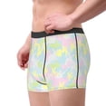 thumbnail image 2 of Honeii Color Rabbit Men's Underwear Boxer Briefs Pack, ComfortSoft Boxer Brief for Men, Moisture-Wicking Breathable-Medium, 2 of 5