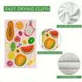 thumbnail image 7 of YladaFaie 2 Pcs Hand Drawn Fruit Collection Dish Towel Kitchen Hand Towels Decorative Tea Towels for Kitchen Absorbent for Bathroom Home Housewarming Gift, 16 x 24 Inch, 7 of 7